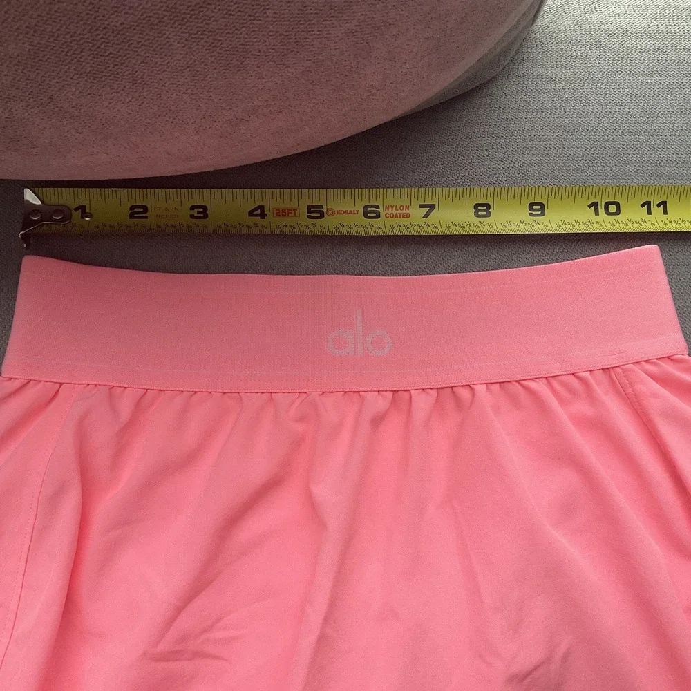 Alo Yoga Match Point Tennis Skirt Neon Bubblegum XS